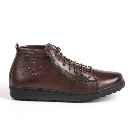 Madrid - Brown Leather Ankle Boots