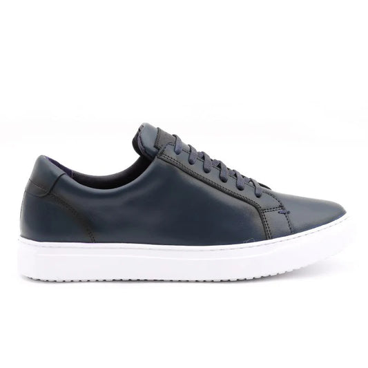 Oslo - Blue Leather Sneakers