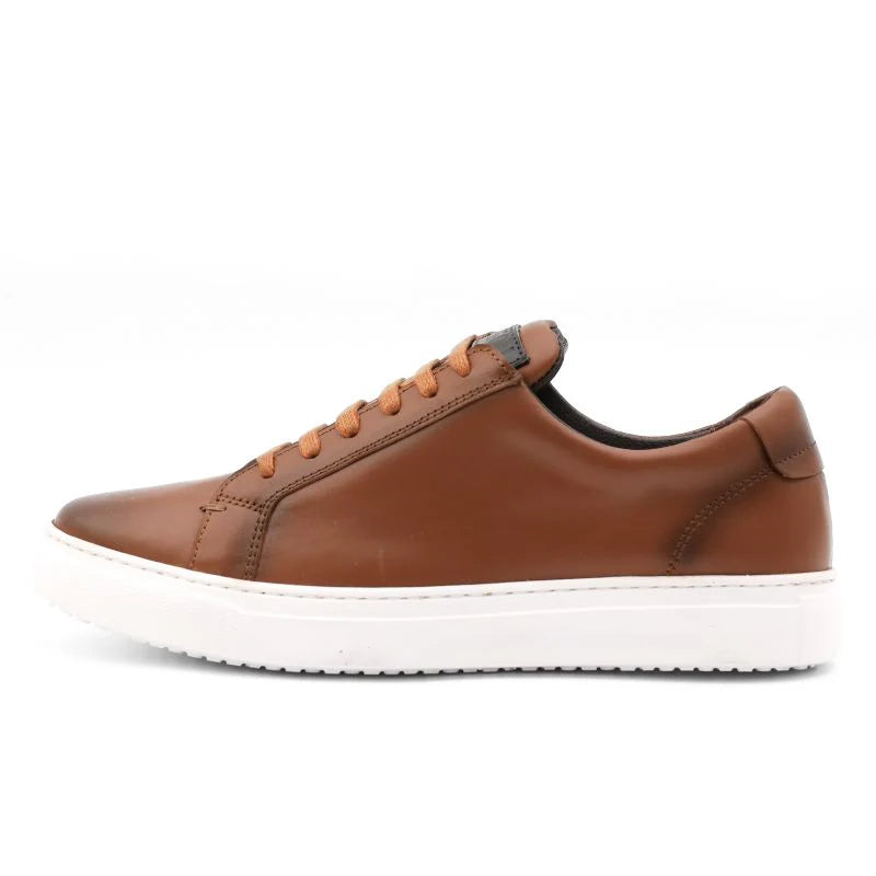 Oslo - Camel Leather Sneakers