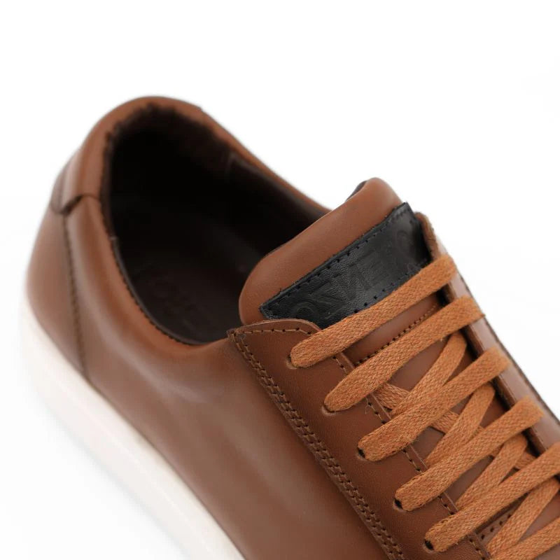 Oslo - Camel Leather Sneakers