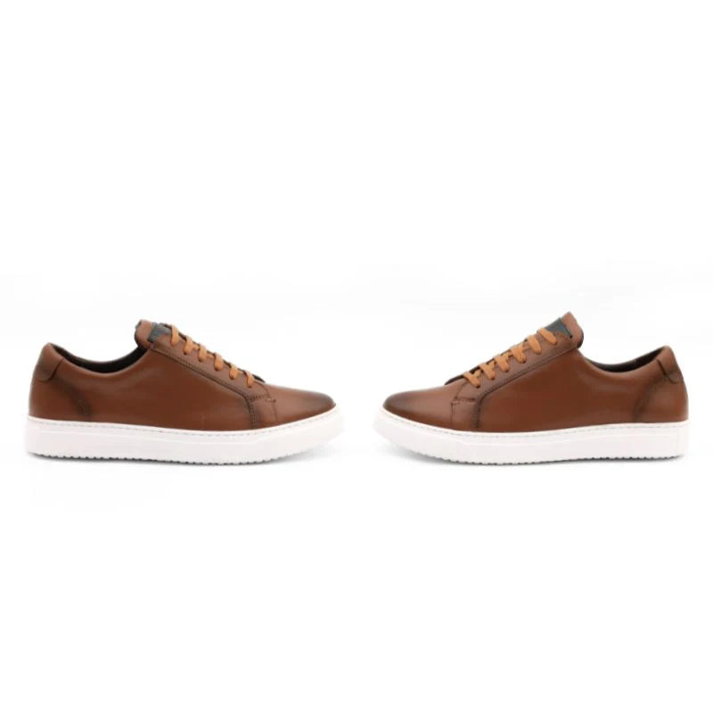 Oslo - Camel Leather Sneakers