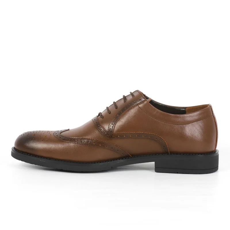 Rome - Tobacco Leather Shoes