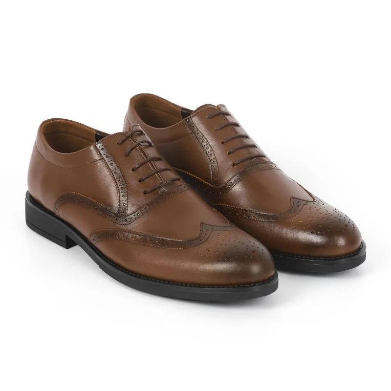 Rome - Tobacco Leather Shoes