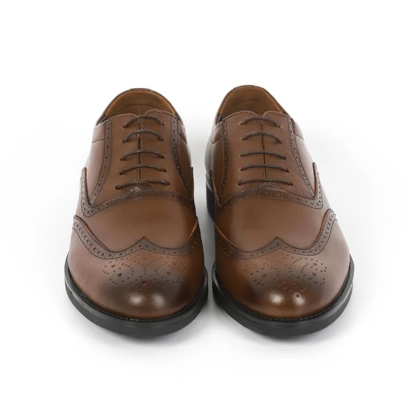 Rome - Tobacco Leather Shoes