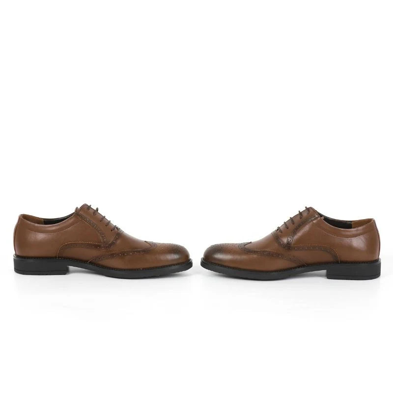 Rome - Tobacco Leather Shoes