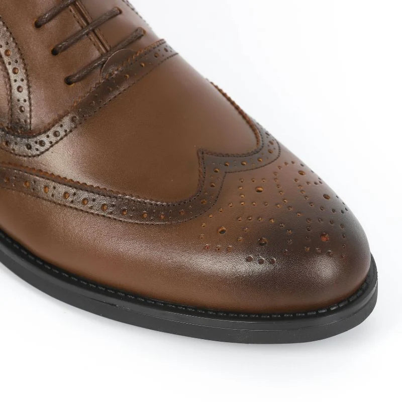 Rome - Tobacco Leather Shoes