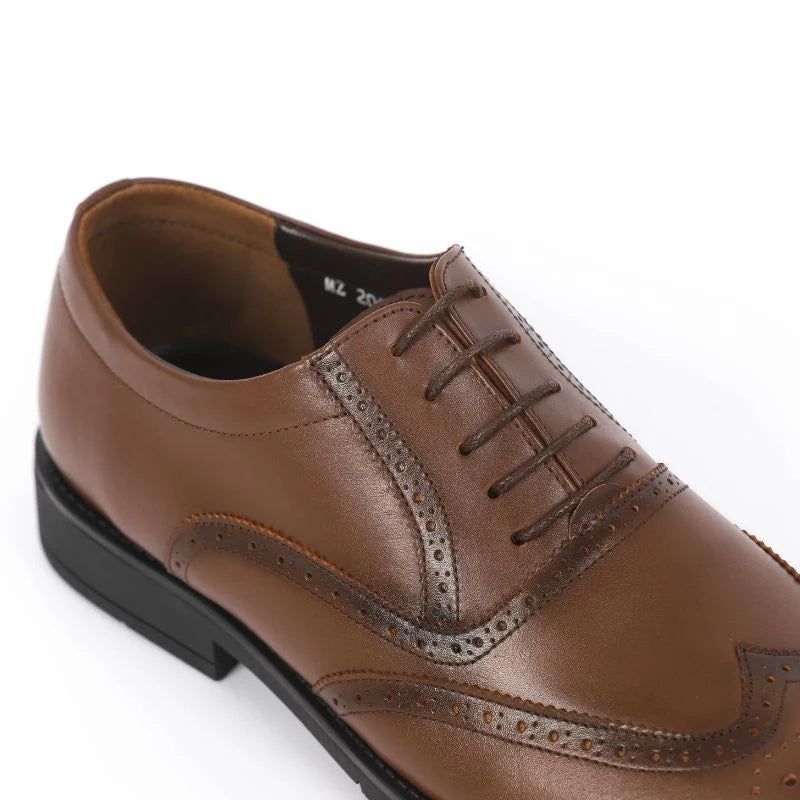 Rome - Tobacco Leather Shoes