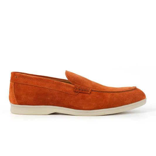 Sydney - Dain Orange Moccasins